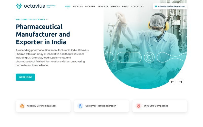 Octavius Pharma — uniwebapps.com