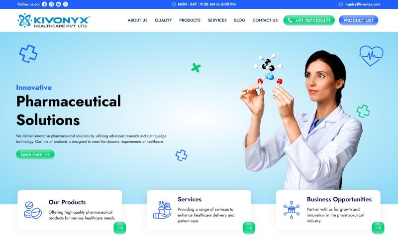 Kivonyx Healthcare — uniwebapps.com